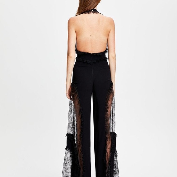 BNWT ALICE MCCALL BLACK WILD HEART JUMPSUIT - SIZES 6 (RRP $425) - Picture 5 of 6